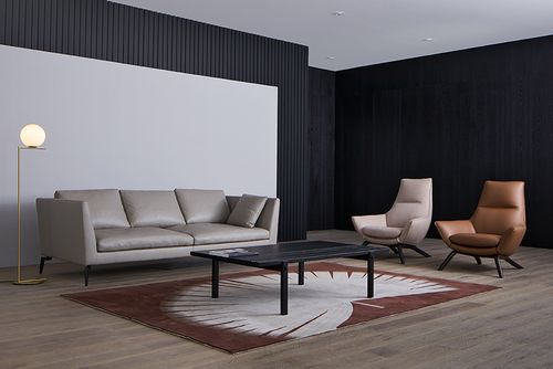 锐驰现代简约中厚皮沙发组合整装家具 - 上海木凯家具工厂设计